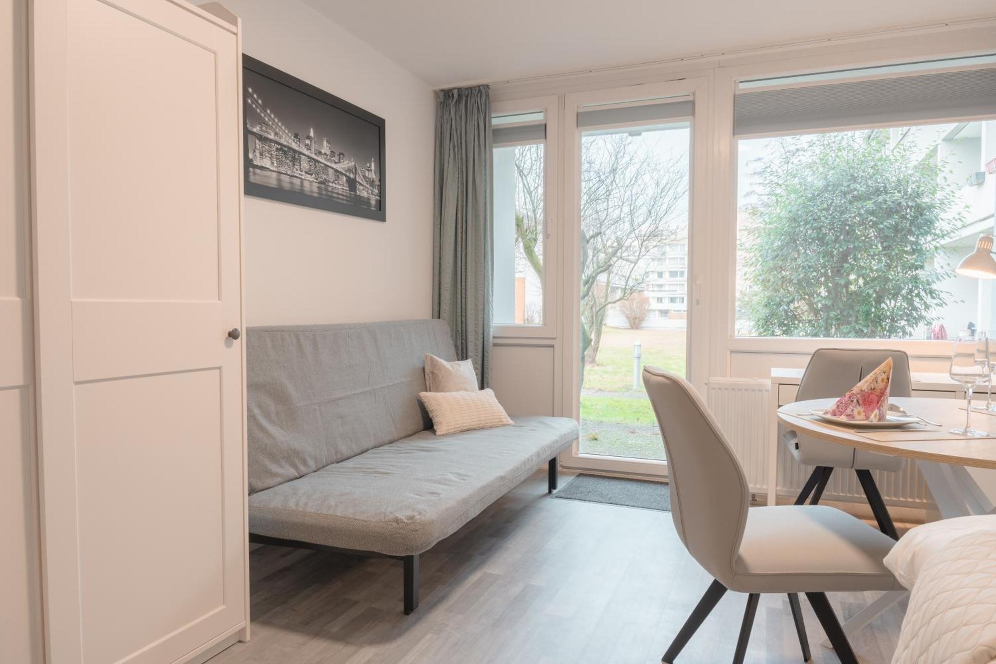 Zentral Nah Mhh Terrasse Komfort - Haustiere Willkommen Appartement